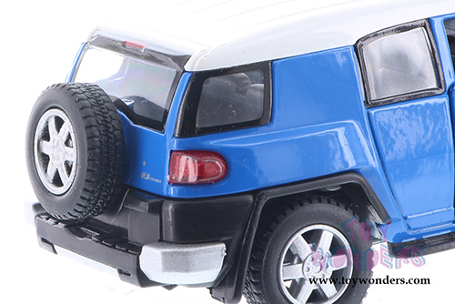 Kinsmart - Toyota FJ Cruiser SUV (1/36 scale diecast model car, Blue) 5343DBU