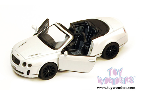 Kinsmart - Bentley Continental Supersports Convertible (2010, 1/38 scale diecast model car, White) 5353WW