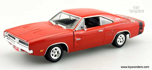 Johnny Lightening JL Dodge Charger R/T (1969, 1:24, Red)