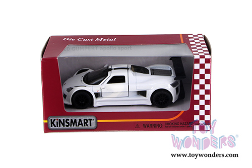 Kinsmart - Gumpert Apollo Sport Hard Top (2010, 1/36 scale die cast model car, White) 5356WW