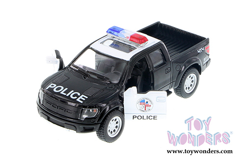 5365DPR/P Kinsmart 2013 Ford F-150 SVT Raptor SuperCrew Police Pickup Diecast Model Car