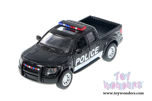 5365DPR/P Kinsmart 2013 Ford F-150 SVT Raptor SuperCrew Police Pickup Diecast Model Car