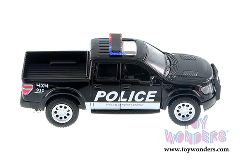 5365DPR/P Kinsmart 2013 Ford F-150 SVT Raptor SuperCrew Police Pickup Diecast Model Car