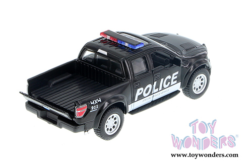 5365DPR/P Kinsmart 2013 Ford F-150 SVT Raptor SuperCrew Police Pickup Diecast Model Car