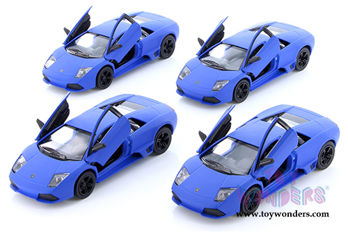 5370DBU Kinsmart Matte Lamborghini Murciélago Hard Top Diecast Model Car