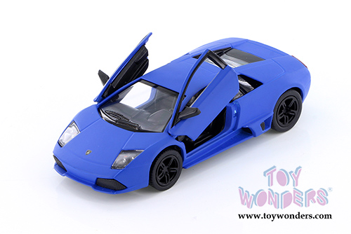 5370DBU Kinsmart Matte Blue Lamborghini Murciélago Hard Top Diecast Model Car