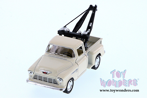 Kinsmart - Chevy 3100 Stepside Tow Truck (1955, 1/32 scale diecast model car, Asstd.) 5378D