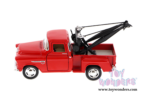 Kinsmart - Chevy 3100 Stepside Tow Truck (1955, 1/32 scale diecast model car, Asstd.) 5378D