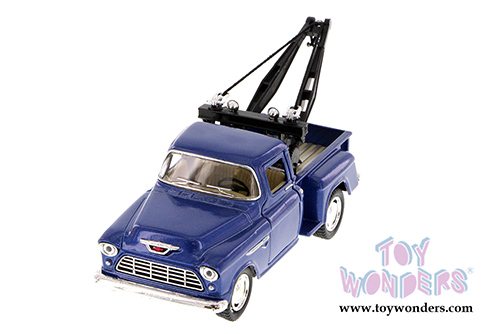 Kinsmart - Chevy 3100 Stepside Tow Truck (1955, 1/32 scale diecast model car, Asstd.) 5378D