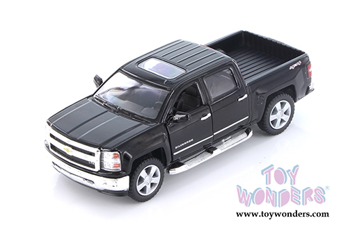 Kinsmart - Chevrolet® Silverado™ Pick-up Truck (2014, 1/46 scale die cast model car, Black) 5381DBK