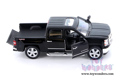 Kinsmart - Chevrolet® Silverado™ Pick-up Truck (2014, 1/46 scale die cast model car, Black) 5381DBK