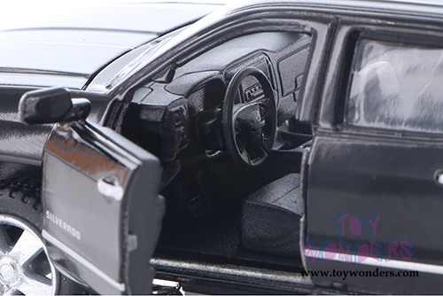 Kinsmart - Chevrolet® Silverado™ Pick-up Truck (2014, 1/46 scale die cast model car, Black) 5381DBK