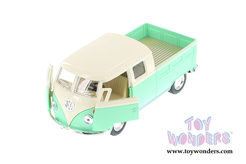 Kinsmart - Volkswagen Classical  Bus Double Cab Pickup (1963, 1/34 scale diecast model car, Asstd.) 5387DY
