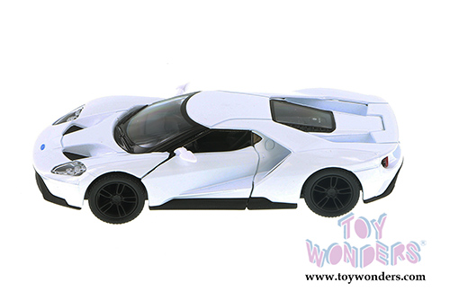 5391D Kinsmart White 2017 Ford GT Hardtop Diecast Model Car