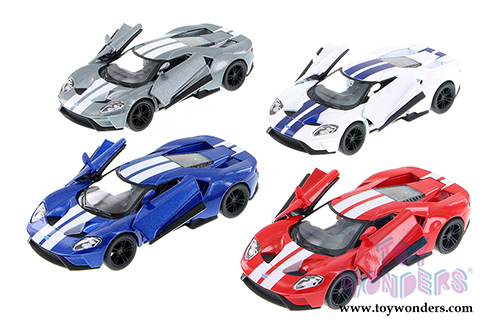 Kinsmart - Ford GT with Stripes Hard Top (2017, 1/38 scale diecast model car, Asstd.) 5391DF/6