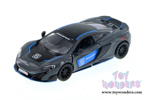 5392DF Kinsmart Black McLaren 675LT Diecast Model Car