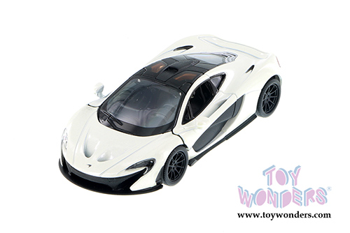 5393D Kinsmart White McLaren P1 Hardtop Diecast Model Car