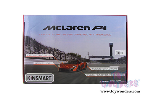 5393D Kinsmart McLaren P1 Hardtop Diecast Model Car