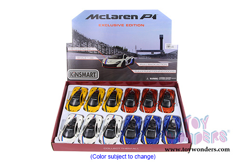 5393DF Kinsmart McLaren P1 Diecast Model Car Display Box Package
