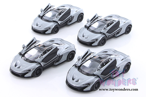 Kinsmart - McLaren P1 Hardtop (1/36 scale die cast model car, Gray) 5393DGY