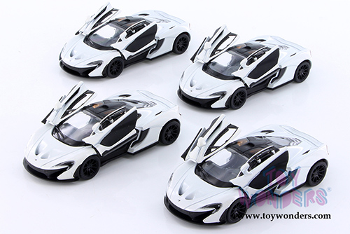 Kinsmart - McLaren P1 Hardtop (1/36 scale die cast model car, White) 5393DWT