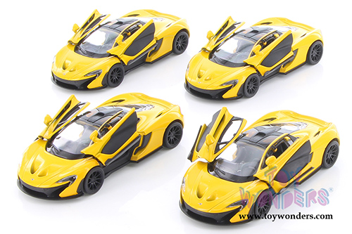 Kinsmart - McLaren P1 Hardtop (1/36 scale die cast model car, Yellow) 5393DYL