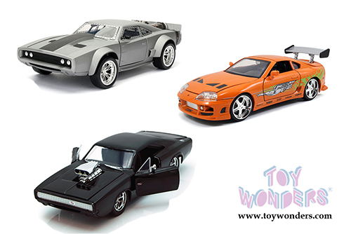 Jada Toys Fast & Furious - Assortment Pack W16 (1/24 scale diecast model car, Asstd.) 54030W16