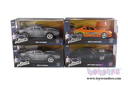 Jada Toys Fast & Furious - Assortment Pack W16 (1/24 scale diecast model car, Asstd.) 54030W16
