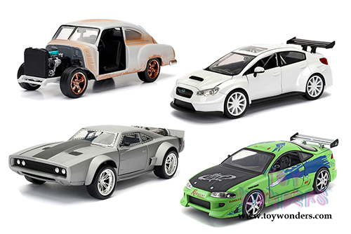 Jada Toys Fast & Furious - Assortment Pack W17 (1/24 scale die cast model car, Asstd.) 54030W17