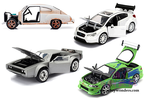 Jada Toys Fast & Furious - Assortment Pack W17 (1/24 scale die cast model car, Asstd.) 54030W17