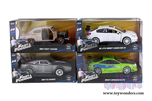 Jada Toys Fast & Furious - Assortment Pack W17 (1/24 scale die cast model car, Asstd.) 54030W17