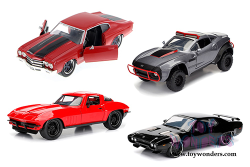 Jada Toys Fast & Furious - Assortment Pack W18 (1/24 scale die cast model car, Asstd.) 54030W18