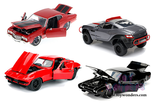 Jada Toys Fast & Furious - Assortment Pack W18 (1/24 scale die cast model car, Asstd.) 54030W18