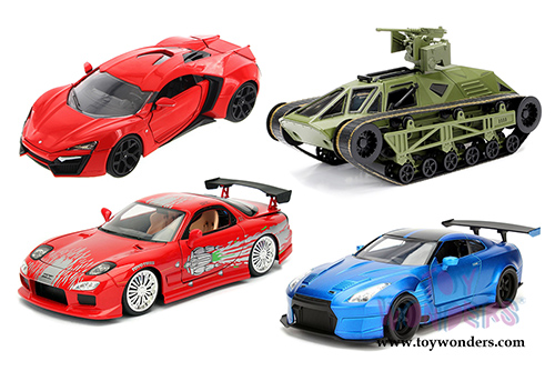 Jada Toys Fast & Furious - Assortment Pack W19 (1/24 scale die cast model car, Asstd.) 54030W19