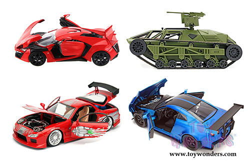 Jada Toys Fast & Furious - Assortment Pack W19 (1/24 scale die cast model car, Asstd.) 54030W19