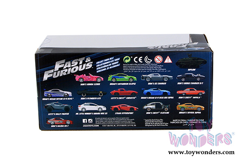 Jada Toys Fast & Furious - Assortment Pack W19 (1/24 scale die cast model car, Asstd.) 54030W19