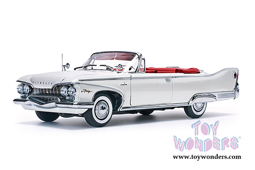 Sun Star Platinum - Plymouth Fury Open Convertible (1960, 1/18 scale die cast model car, Oyster White) 5403W