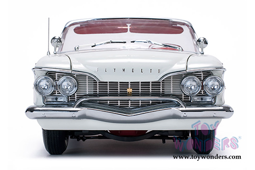 Sun Star Platinum - Plymouth Fury Open Convertible (1960, 1/18 scale die cast model car, Oyster White) 5403W