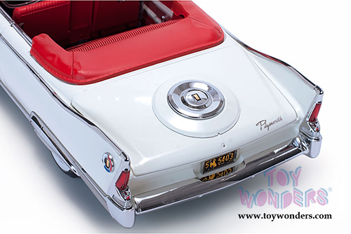 Sun Star Platinum - Plymouth Fury Open Convertible (1960, 1/18 scale die cast model car, Oyster White) 5403W