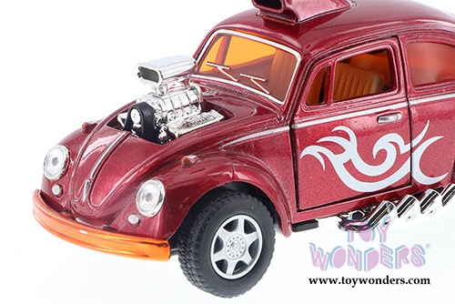 Kinsmart - Volkswagen Beetle Custom Drag Racer Hardtop (1/32 scale diecast model car, Asstd.) 5405D