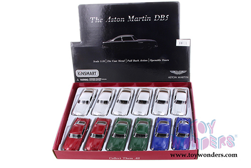 Kinsmart - Aston Martin DB5 Hardtop (1963, 1/38 scale diecast model car, Asstd.) 5406/6D