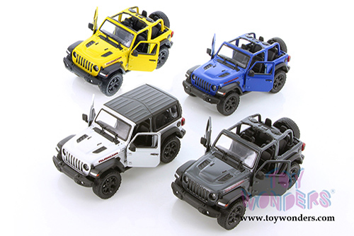 Kinsmart - Jeep® Wrangler Rubicon Assortment (2018, 1/34 scale die cast model car, Asstd.) 5412D/HK