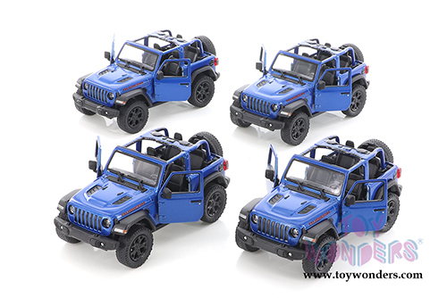5412DA/BU Kinsmart 2018 Jeep Wrangler Rubicon Diecast Model Car