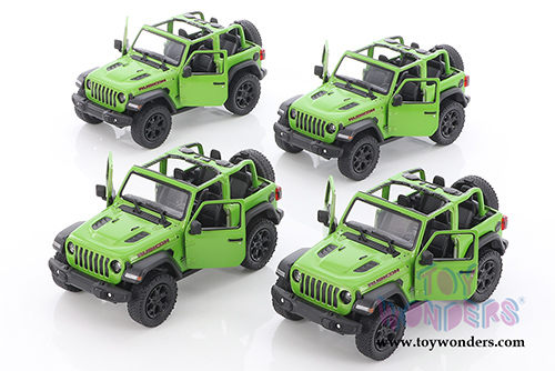5412DA/GN Kinsmart 2018 Jeep Wrangler Rubicon Diecast Model Car