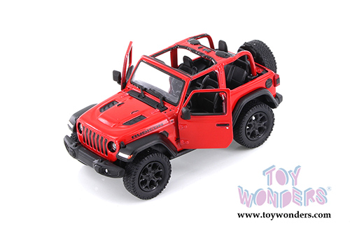 5412DA Kinsmart Red 2018 Jeep Wrangler Rubicon Diecast Model Car