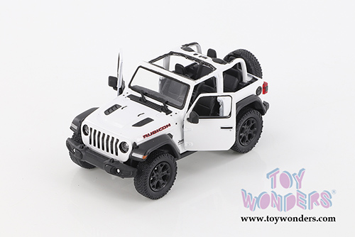 5412DA/WT Kinsmart White 2018 Jeep Wrangler Rubicon Diecast Model Car