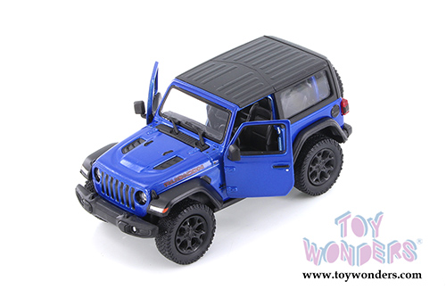 5412DAB Kinsmart Blue 2018 Jeep Wrangler Rubicon Diecast Model Car