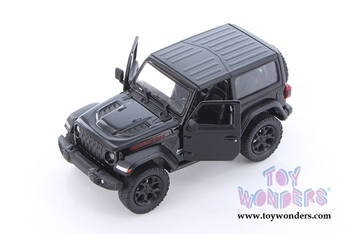 Kinsmart - Jeep® Wrangler Rubicon Hard Top (2018, 1/34 scale die cast model car, Black) 5412DK/BK
