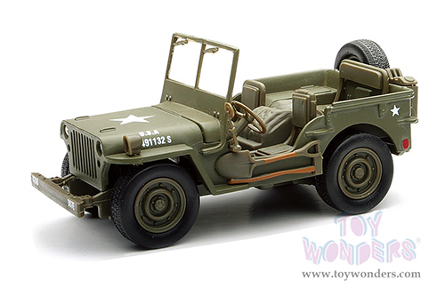 New Ray - Military Mission US Army Jeep® Willys (1/32 scale diecast model car, Green) 54133