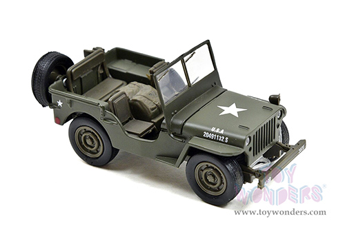 New Ray - Military Mission US Army Jeep® Willys (1/32 scale diecast model car, Green) 54133